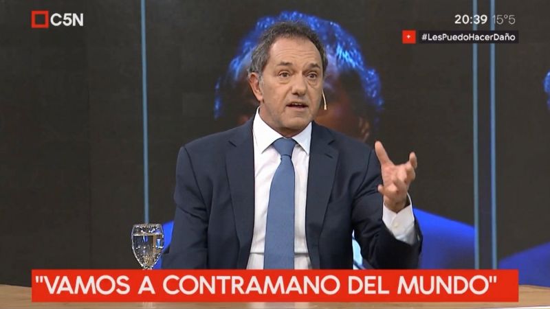 Scioli: "Hay que desdolarizar la economía ya"