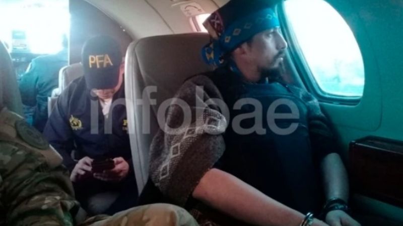 Facundo Jones Huala fue extraditado a Chile