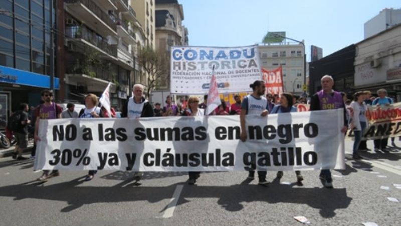 Terminó la sexta semana de paro en las universidades