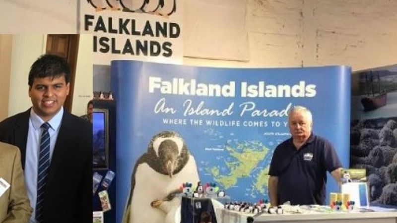 Catamarqueño en reclamo por las Islas Malvinas