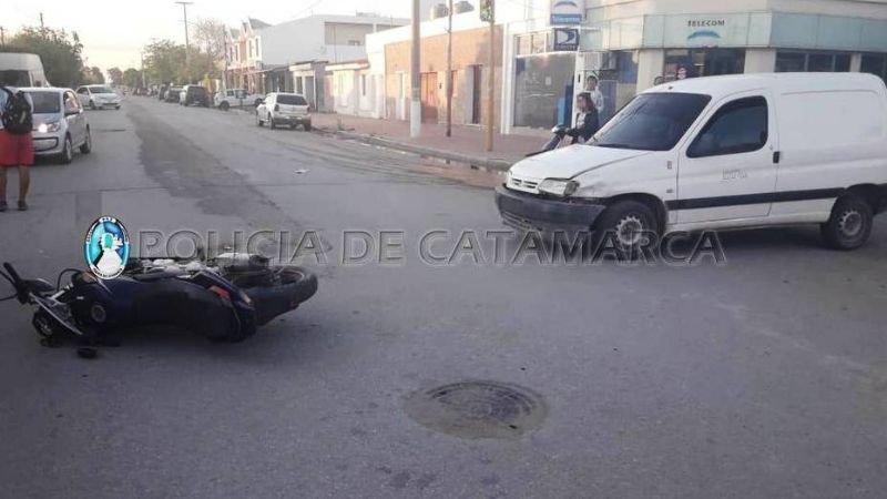 Choque en el centro de Recreo