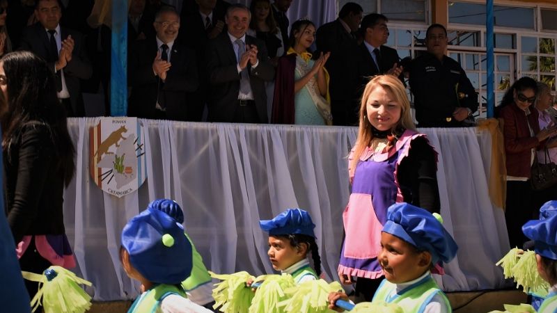 Senadores en las celebraciones por el 385° aniversario de Pomán