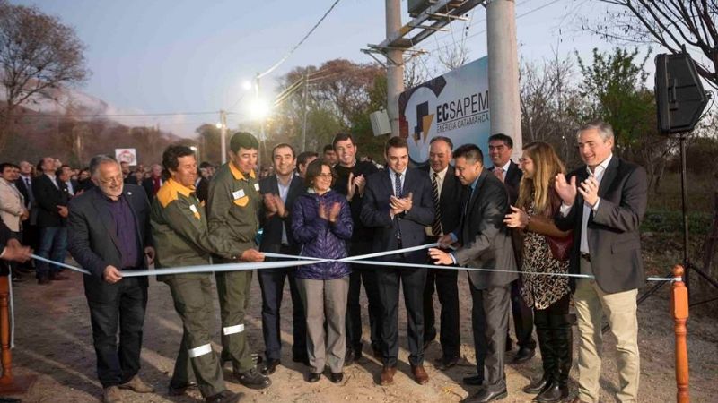 Lucía celebró con el pueblo de Pomán