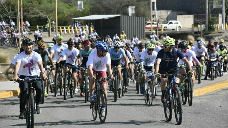 Con gran éxito, se desarrolló la bicicleateada sustentable