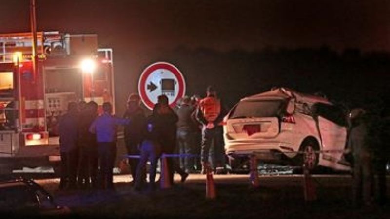 Las imágenes del terrible accidente en el que murió De la Sota