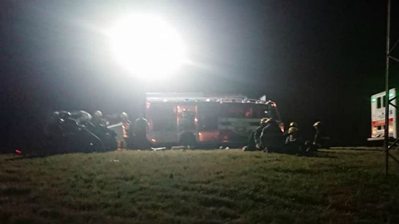 Las imágenes del terrible accidente en el que murió De la Sota