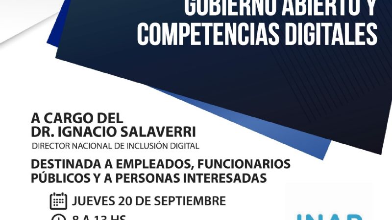 El IPAP capacita en “Gobierno Abierto y Competencias Digitales”