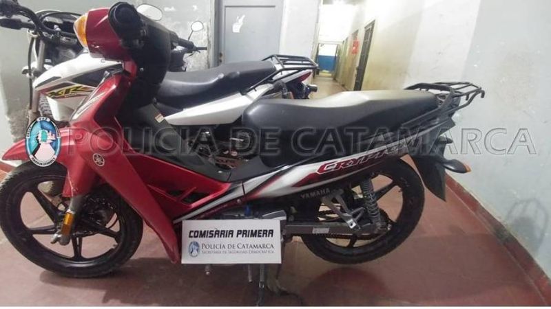 Secuestran una moto abandonada