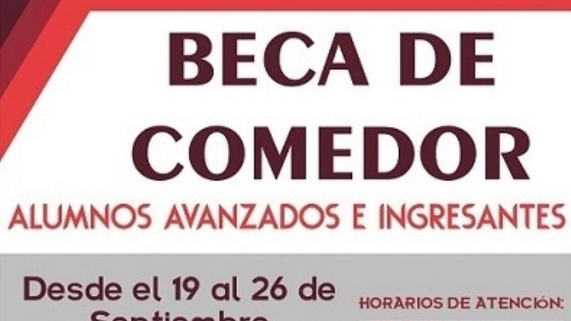 Becas Comedor para Avanzados e Ingresantes 2018