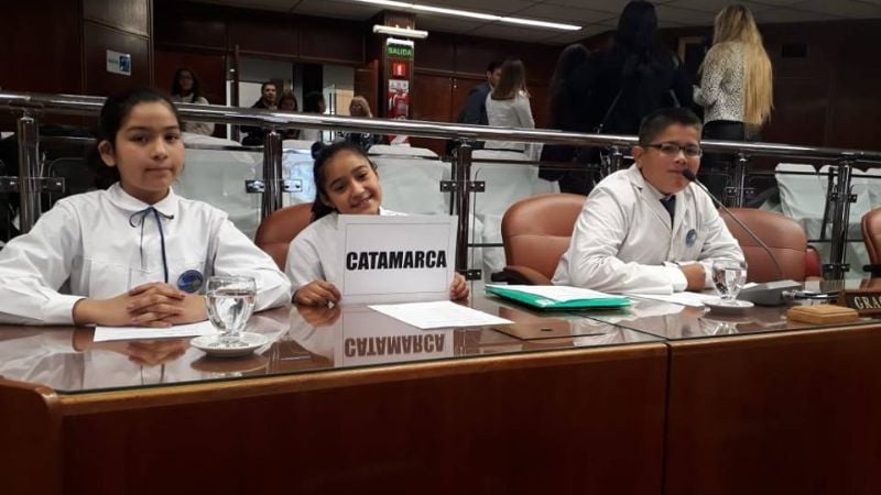 Catamarca presente en el XXVIII “Parlamento Nacional Infantil”