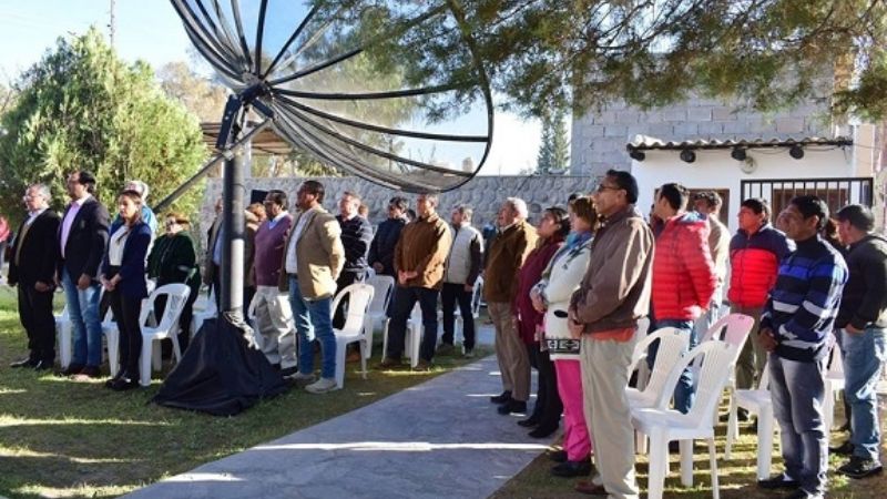 Sánchez festejó aniversario de FM municipal