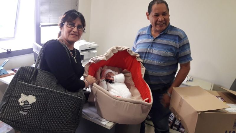 UATRE entregó ajuar y moisés a los hijos de sus afiliados