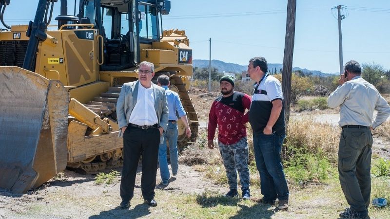 Avanza la obra de conexión vial de Valle Chico con Ojo de Agua