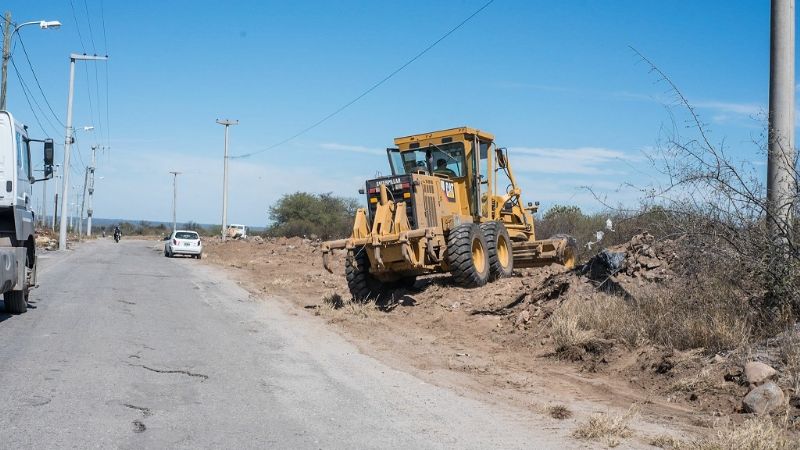 Avanza la obra de conexión vial de Valle Chico con Ojo de Agua