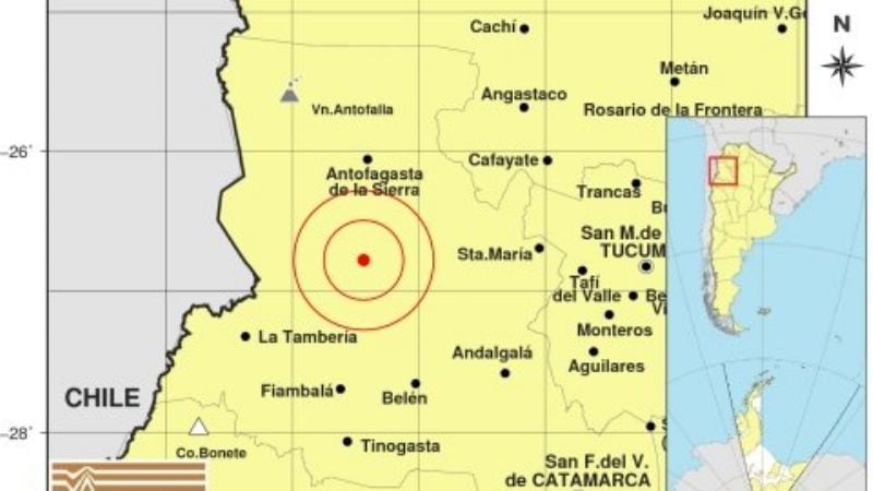 Tres temblores en menos de tres horas