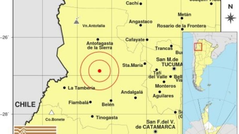 Tres temblores en menos de tres horas