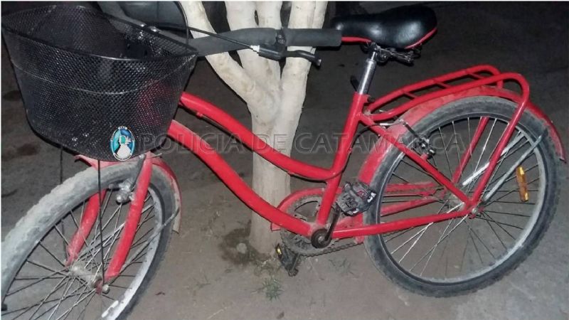 Recuperan una bicicleta robada