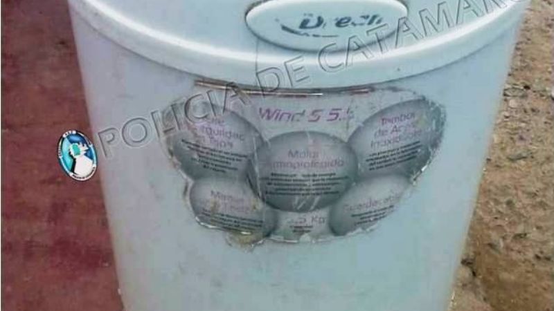 En un registro domiciliario, recuperan un secarropas