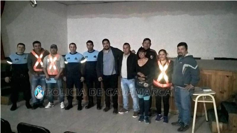 Capacitación a personal policial y de la Guardia Urbana de Pomán