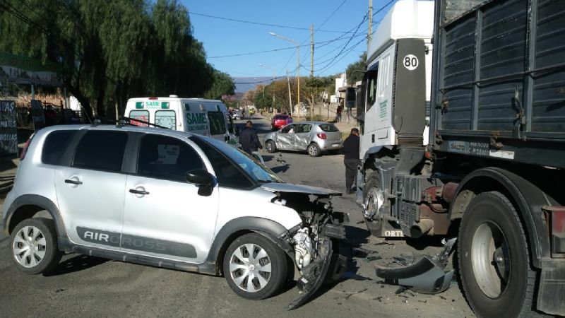 Fuerte choque en el norte de la Capital