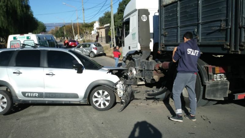 Fuerte choque en el norte de la Capital