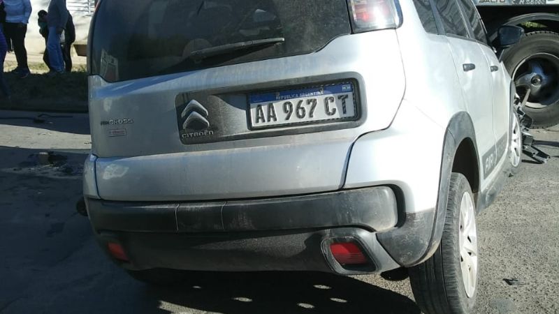 Fuerte choque en el norte de la Capital