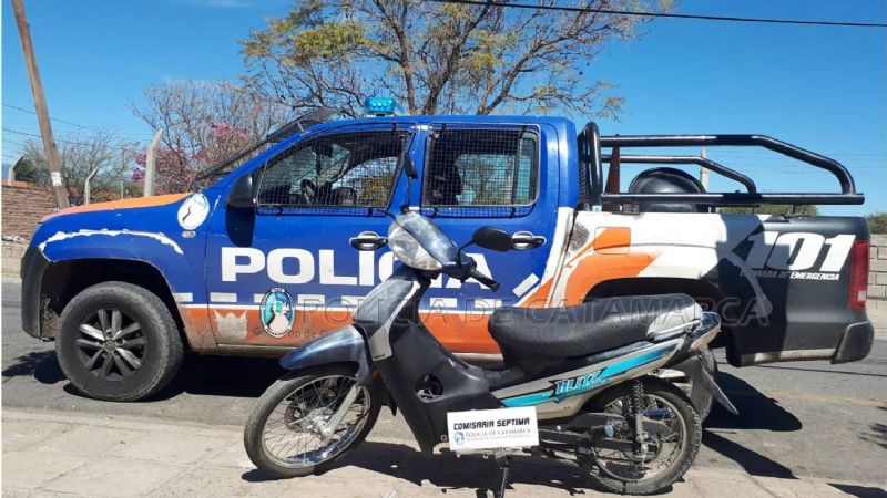 Secuestran una moto en el norte de la Capital