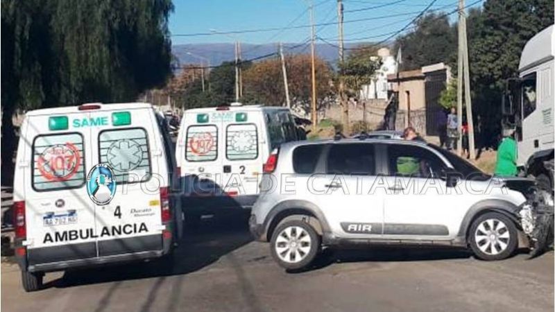 Fuerte choque en el norte de la Capital