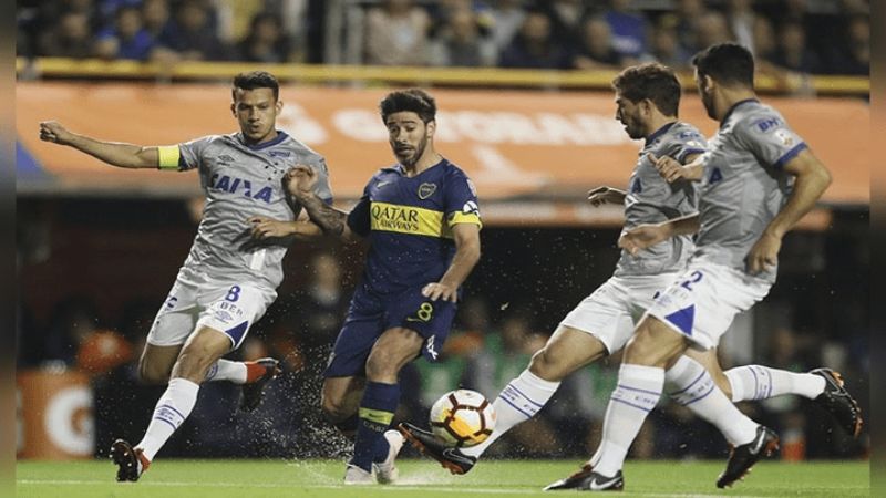 Boca venció 2-0 a Cruzeiro en la ida de 4tos. de final