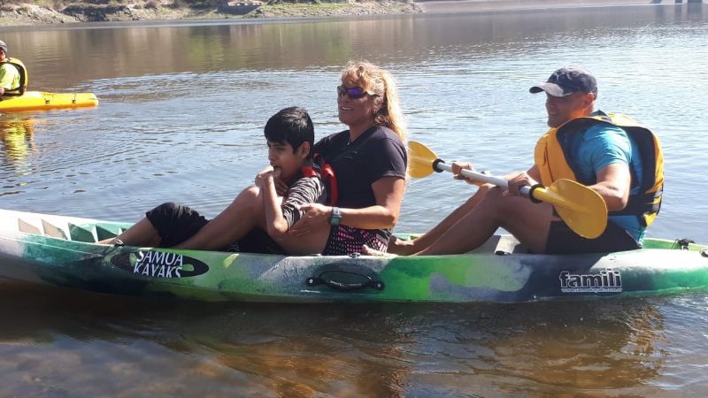 Encuentro de paracanotaje para los alumnos del Centro Terapéutico Integral