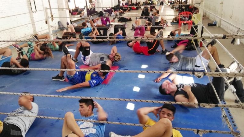 Funciona a pleno la Escuela Municipal de Boxeo