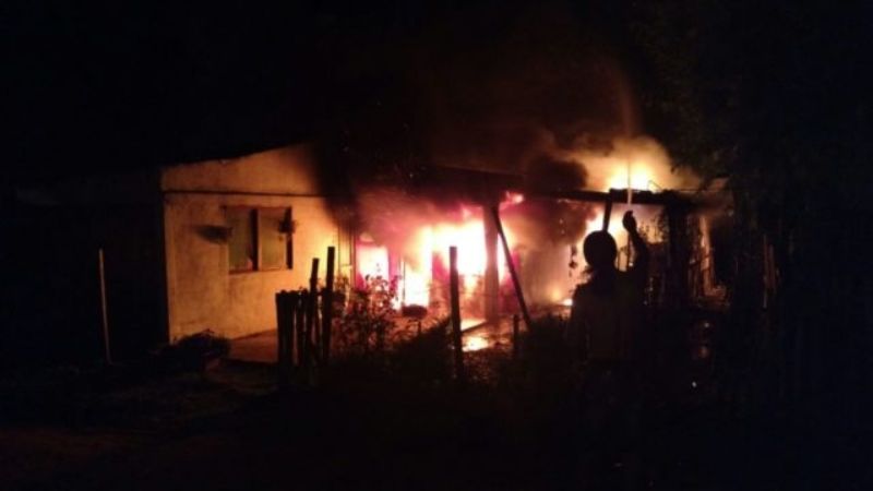 Voraz incendio en una vivienda de Andalgalá