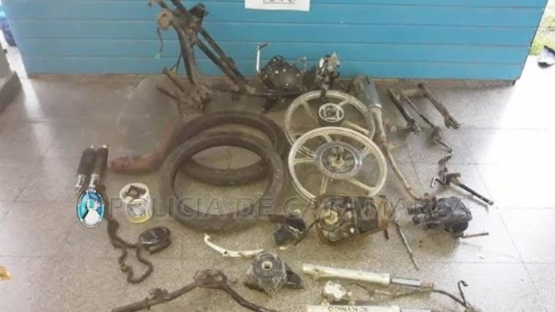 Secuestran motopartes en Andalgalá