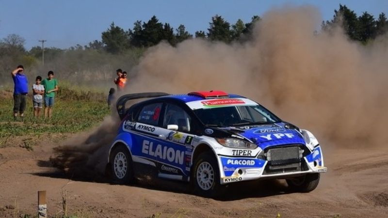 Augusto subió al podio nacional en el Rally de Toledo