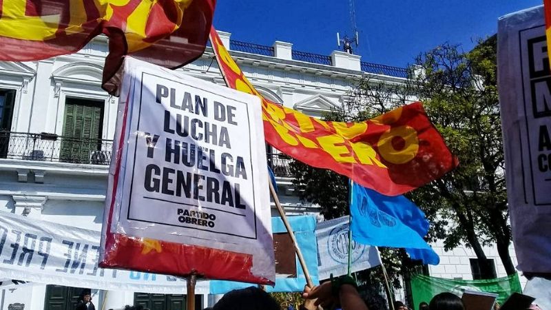 Paro y movilización en Catamarca