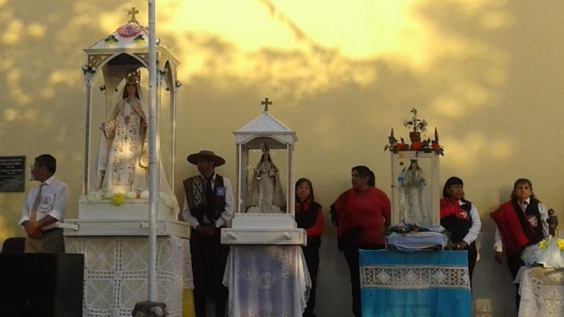 En Rincón vivieron una fiesta con la visita de la Virgen de la Candelaria