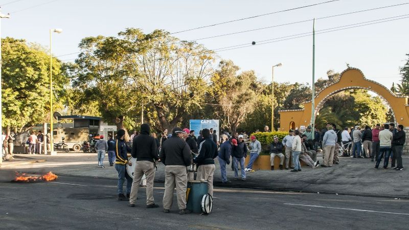 Protesta de ATE en el CAPE