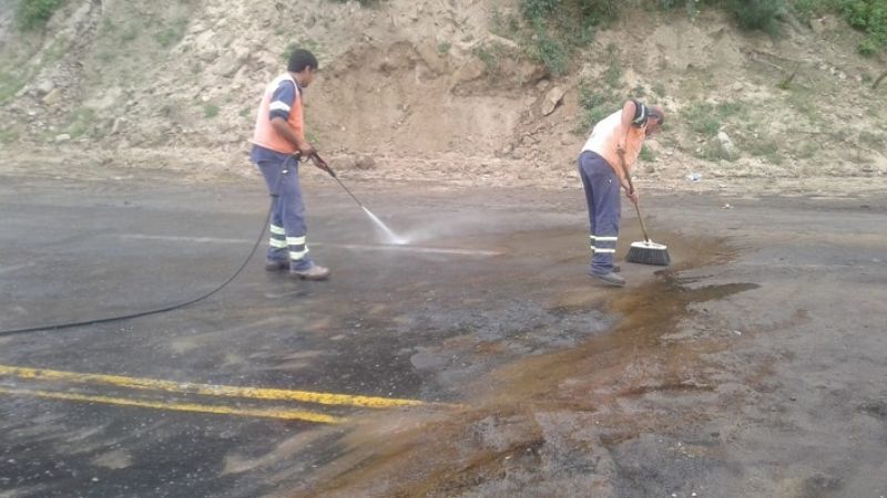 Tras accidentes, el tránsito es normal en la cuesta de El Totoral