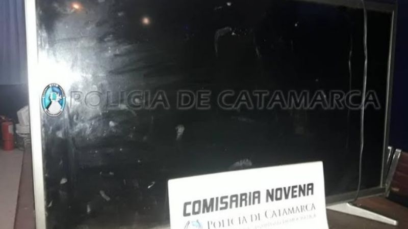 Recuperan un televisor