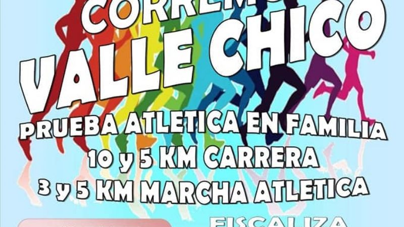 Se viene la competencia atlética “Valle Chico corre”