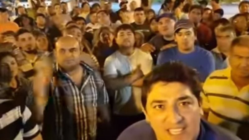 "Su gobierno señor Presidente ha venido para esto"