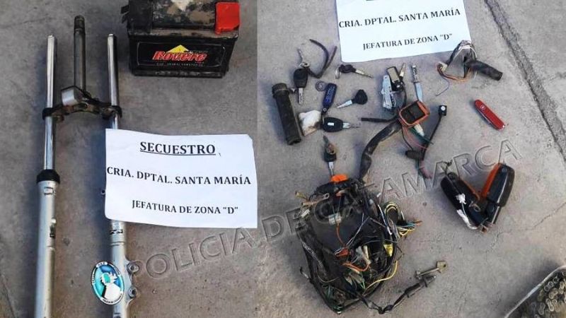 Esclarecen robos en Santa María