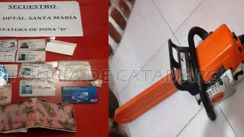 Esclarecen robos en Santa María