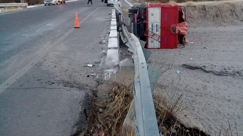 Vuelco en Santa María