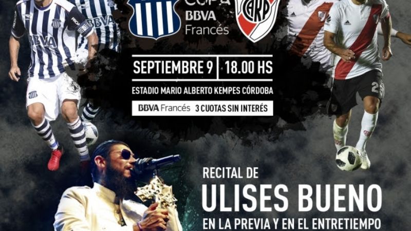 Talleres-River disputarán la Copa BBVA Francés
