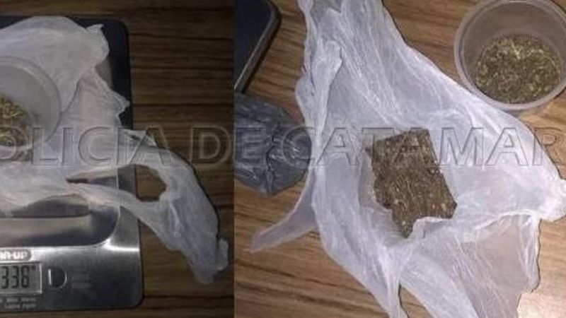 Quiso pasar con droga por un control caminero y terminó en la comisaría