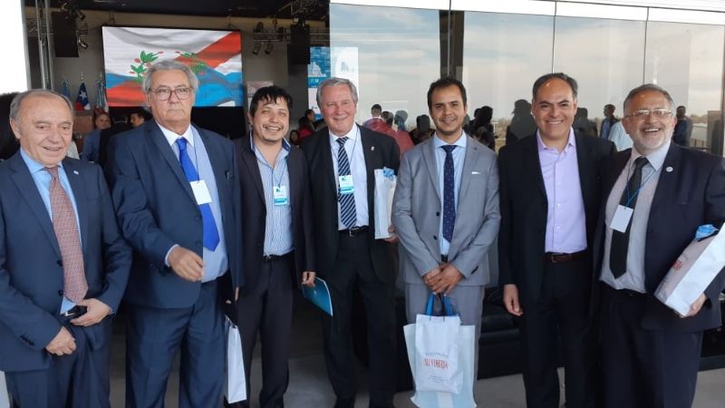 Nóblega acompañó a Corpacci en apoyo al corredor bioceánico