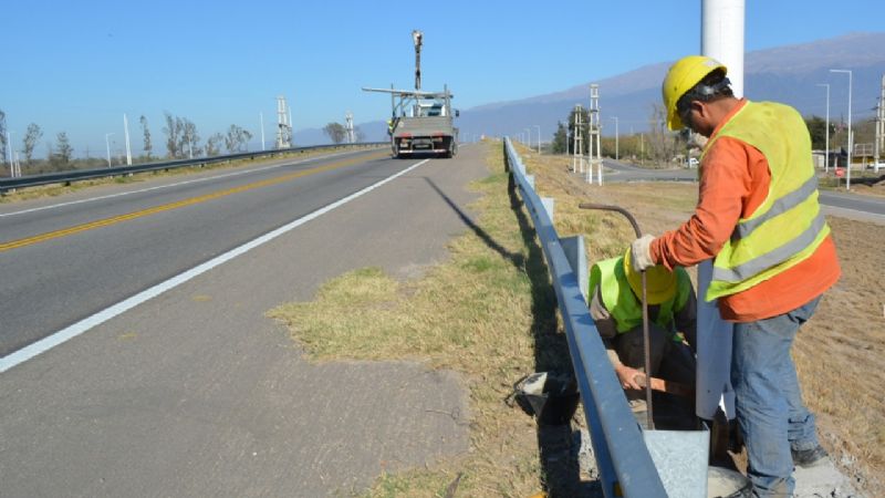 Avanza la obra de iluminación de la Circunvalación