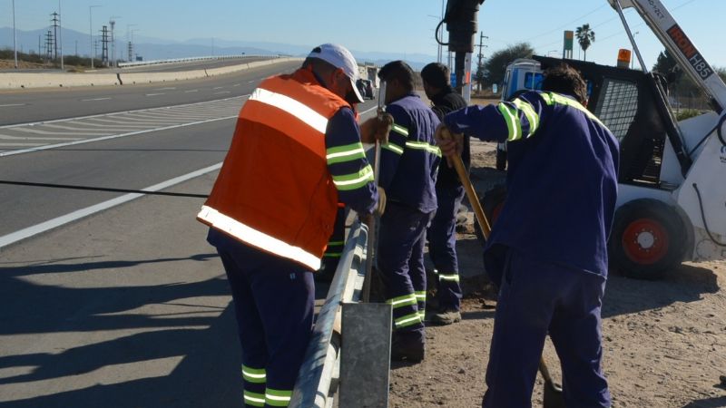 Avanza la obra de iluminación de la Circunvalación