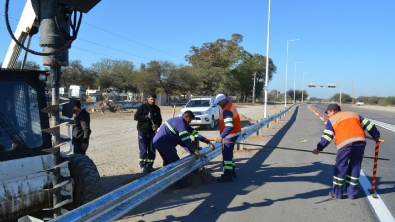 Avanza la obra de iluminación de la Circunvalación